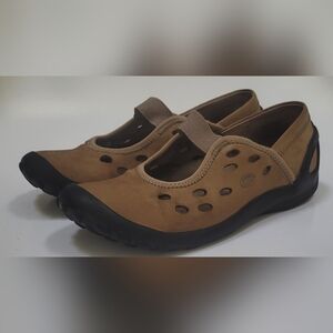 Privo by Clarks Brown Leather Mary Jane Flats Women’s Size 6 Comfort Shoes